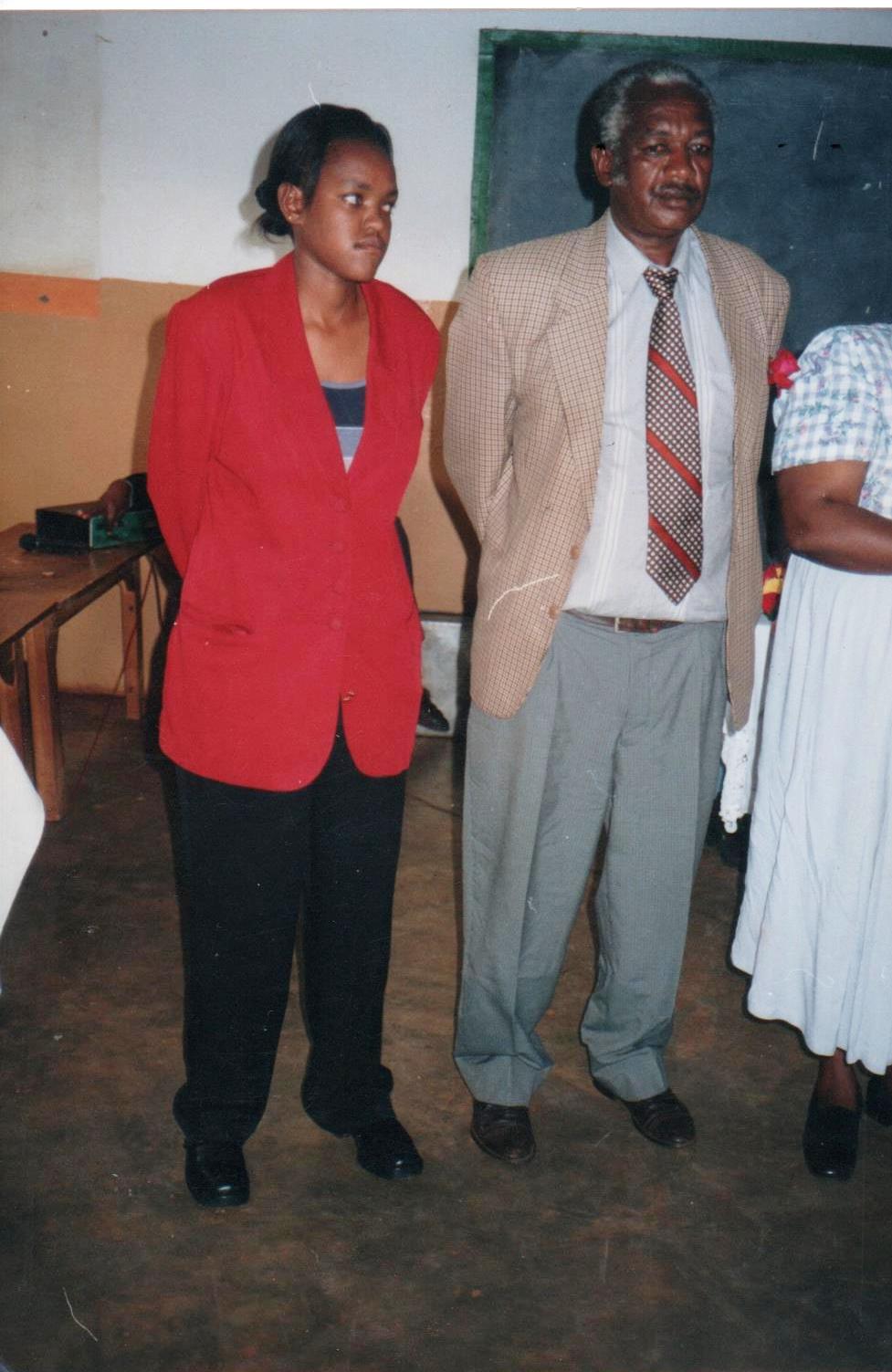 Clement with daughter