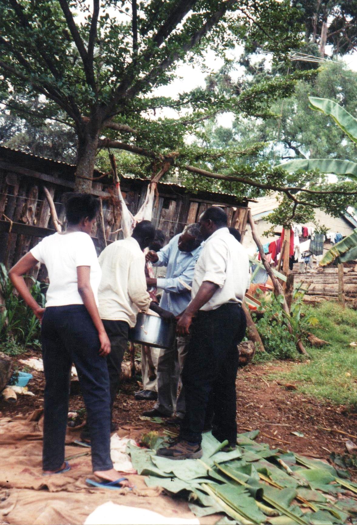 Men working outdoors