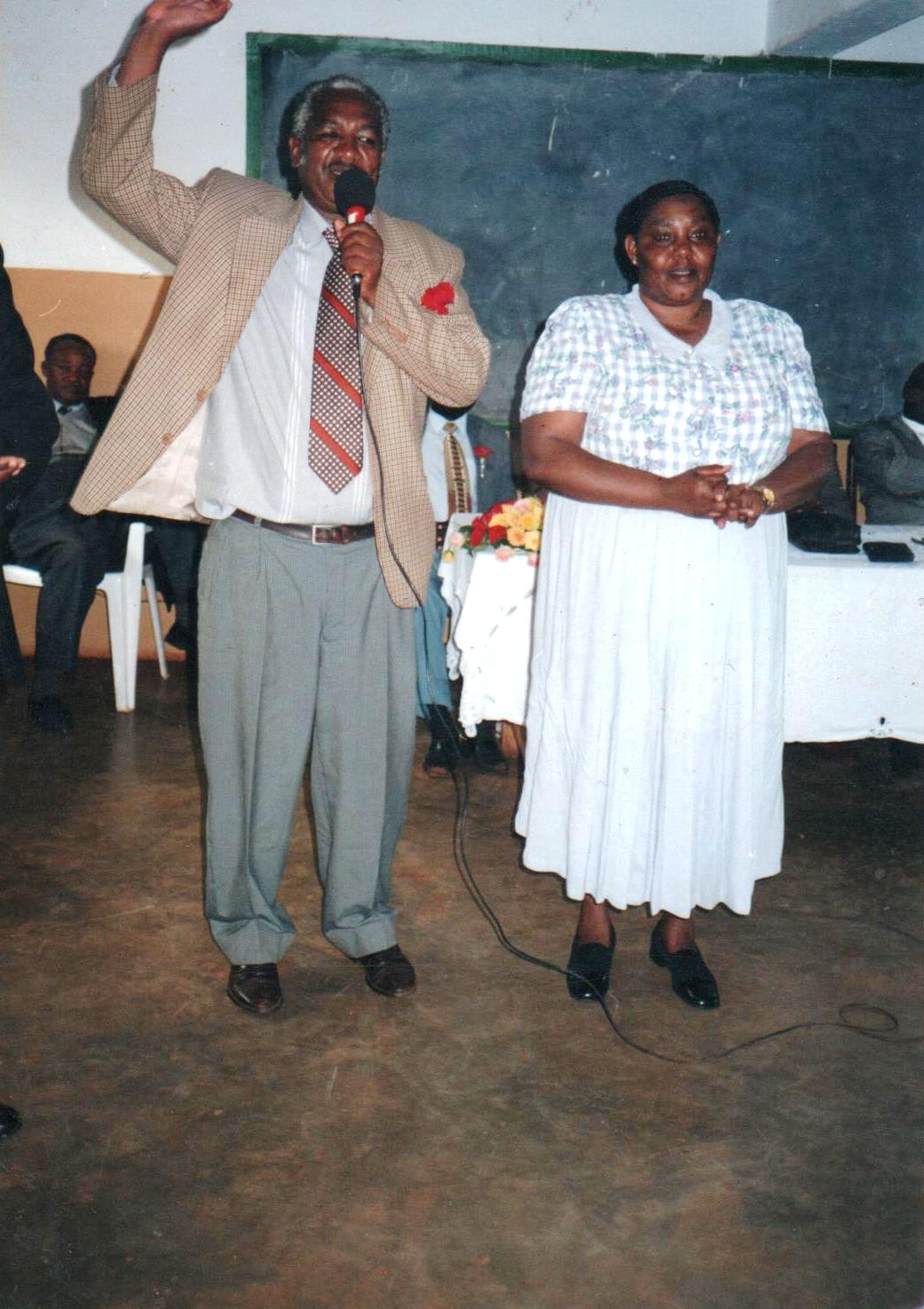 Speaking at event
